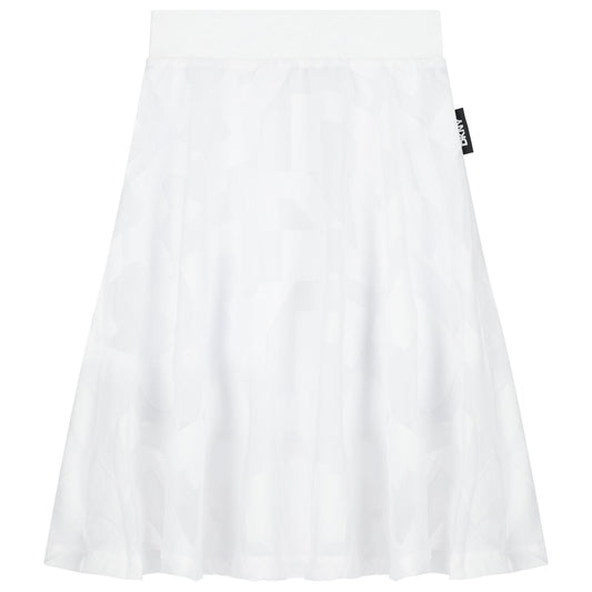 DKNY Girls Long White Skirt