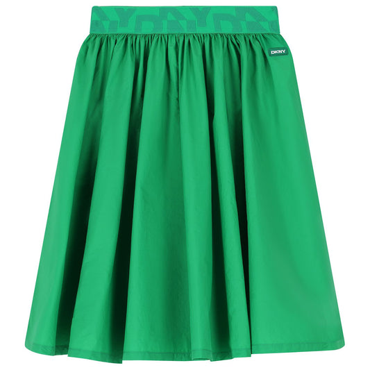 DKNY Girls Green Long Skirt