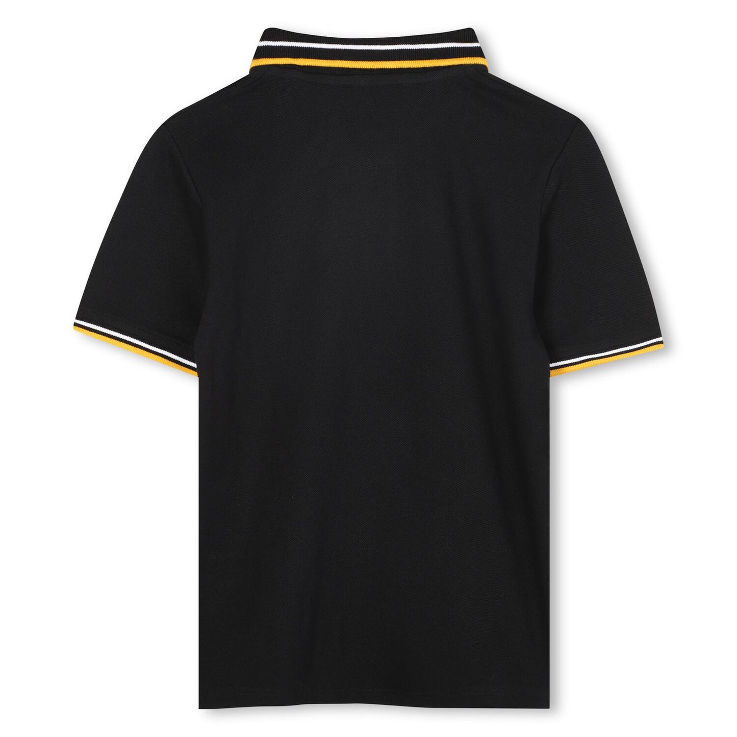 DKNY D62411/09B Boys Black Logo Polo Shirt