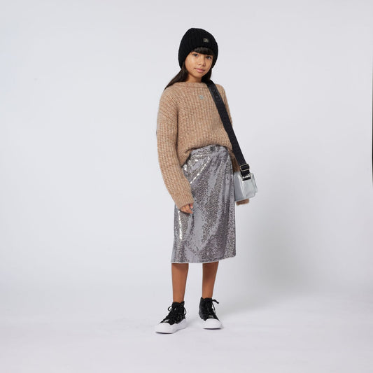DKNY D62474/016 Girls Silver Logo Bag