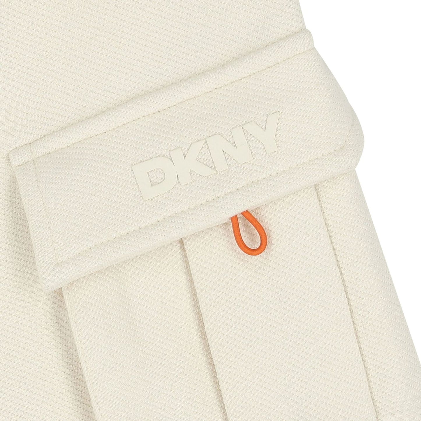 DKNY Boys Ivory Logo Shorts