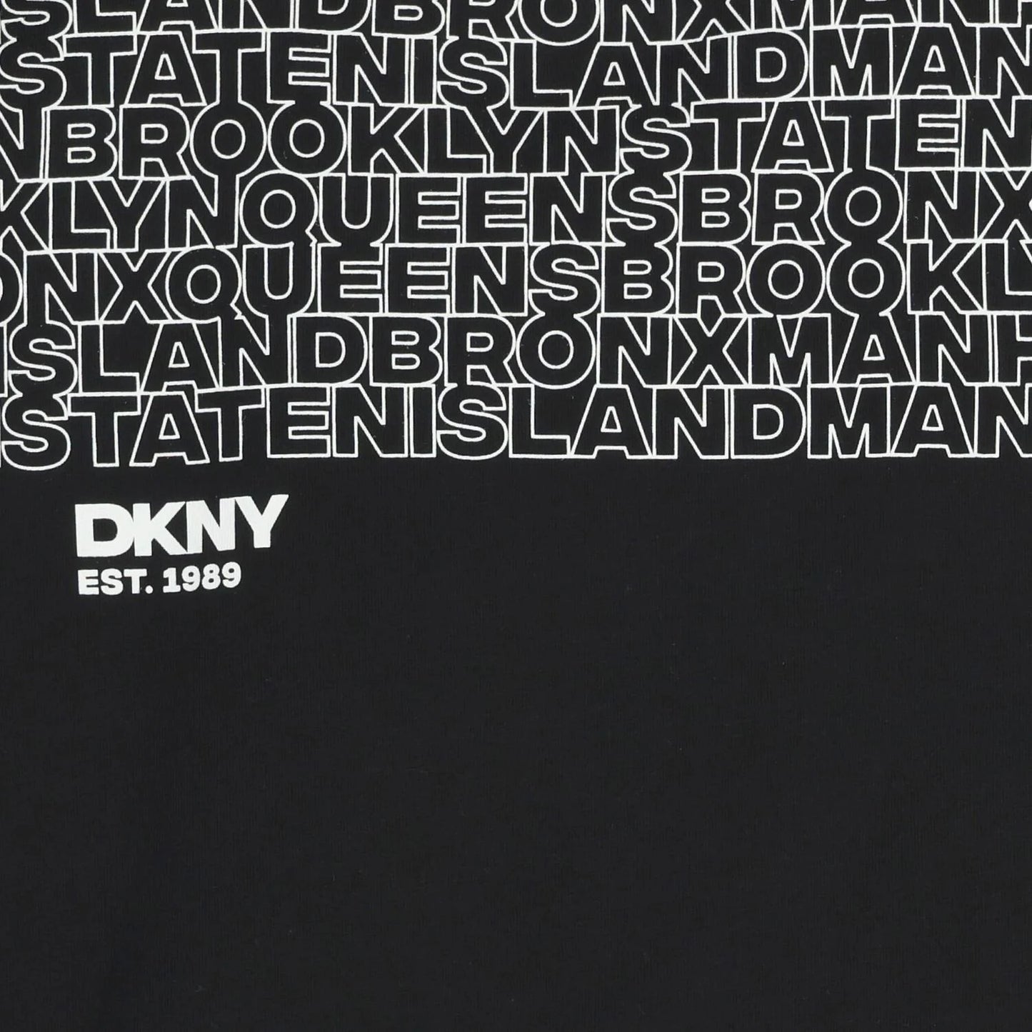 DKNY Mini Me Black Logo T-Shirt