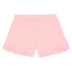 MOSCHINO Girls Pink Logo Shorts