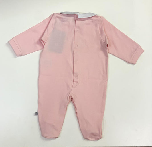 AIGNER Baby Girls Pink Logo Babygrow