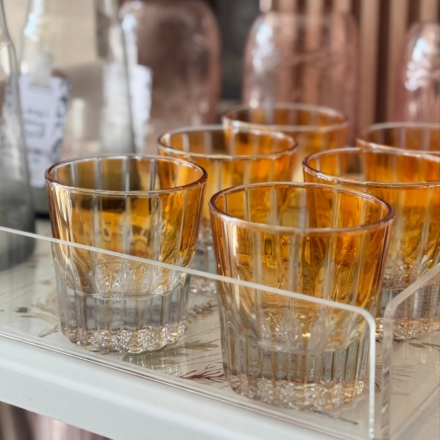 Drinking glass - Honey