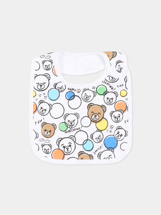 MOSCHINO Set of Baby Logo Bibs