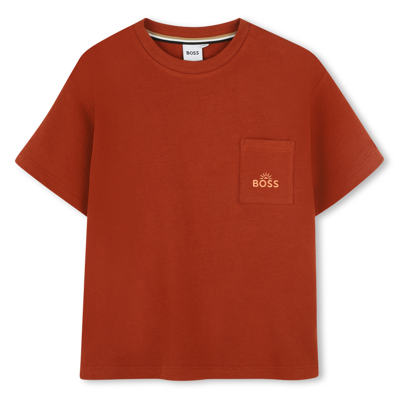 BOSS Baby Boys Embroidered Cotton T-shirt