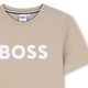 BOSS Boys Beige Logo T-Shirt