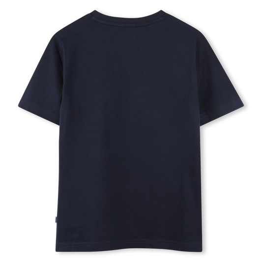 BOSS Boys Navy Logo T-Shirt