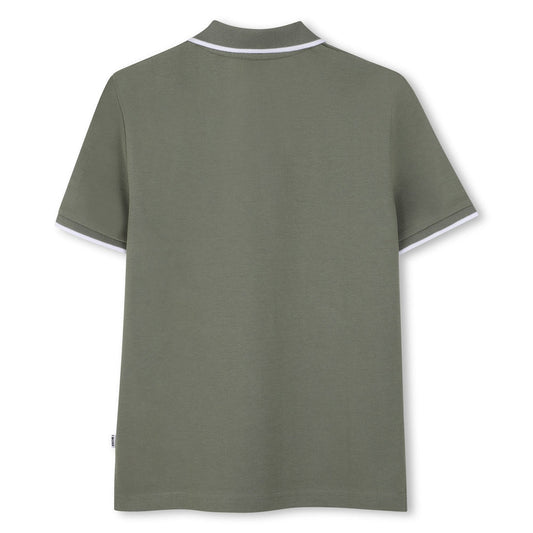 BOSS J52329/724 Boys Pine Logo Polo Shirt