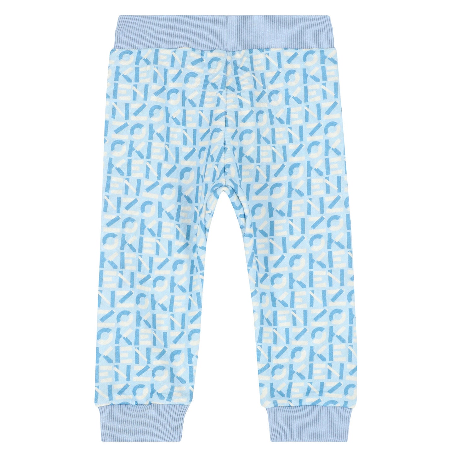 KENZO KIDS Younger Boys Blue Logo Joggers