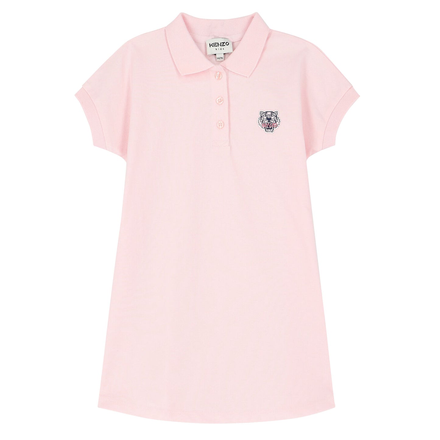KENZO KIDS Girls Pink Logo Polo Dress