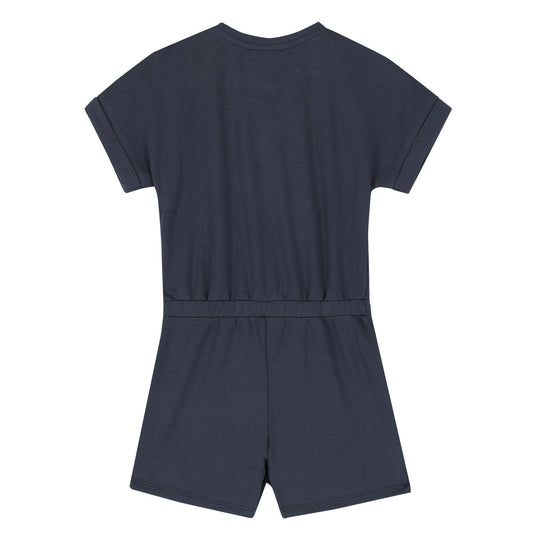 KENZO KIDS Girls Navy Tiger Playsuit