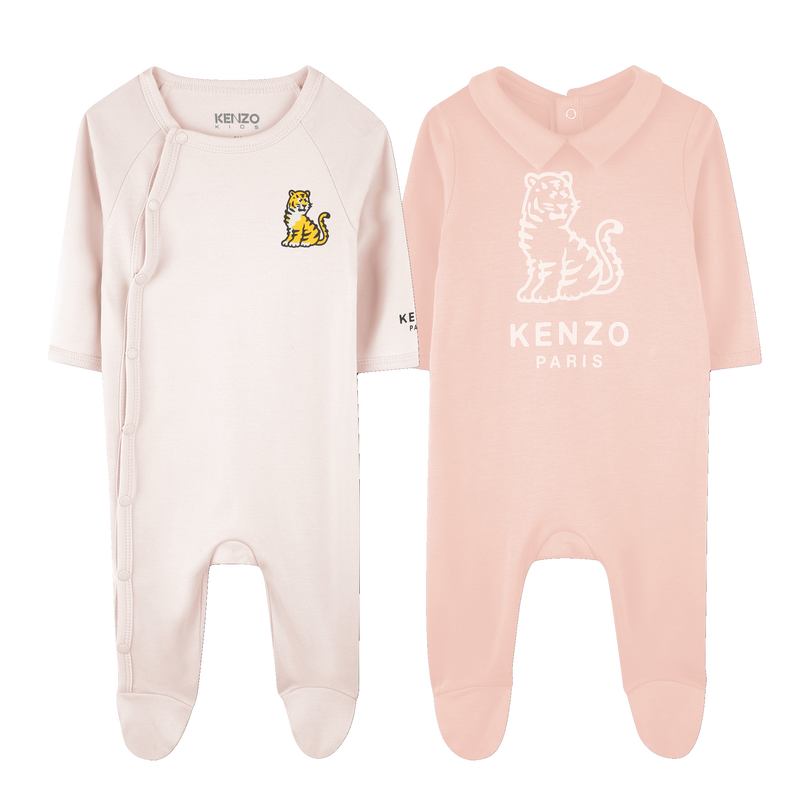 KENZO KIDS Girls Pink Pajamas Set of 2