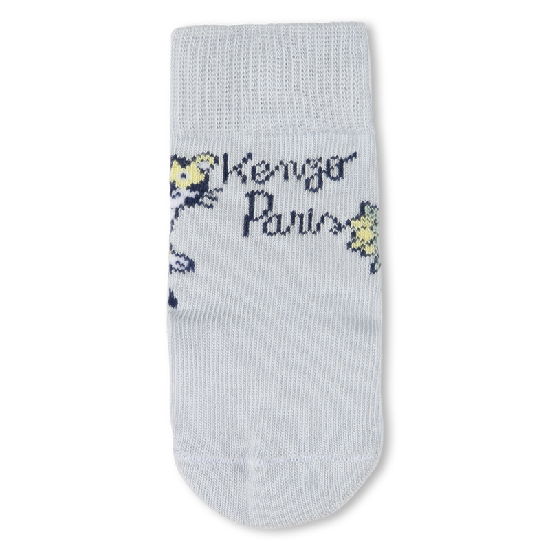KENZO KIDS Boys 2 pairs of Blue Logo Socks