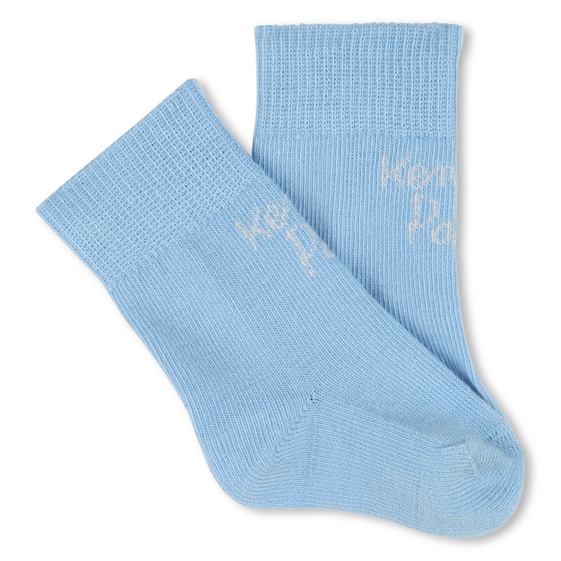 KENZO KIDS Boys 2 pairs of Blue Logo Socks
