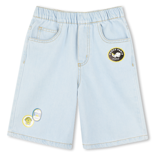 KENZO KIDS Boys Denim Bermuda shorts