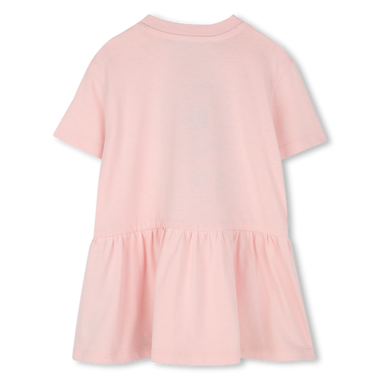 KENZO KIDS Younger Girls Pink Boke Flower Dress