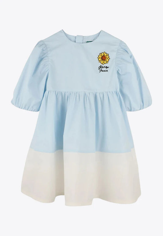 KENZO KIDS Girls Sunflower Patch Dress