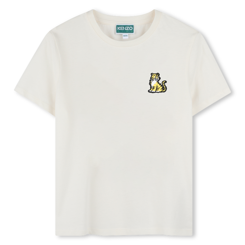 KENZO KIDS Unisex Ivory Bird Logo T-Shirts