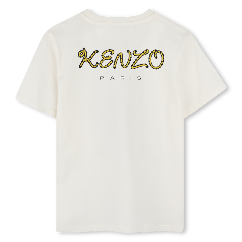 KENZO KIDS Unisex Ivory Bird Logo T-Shirts