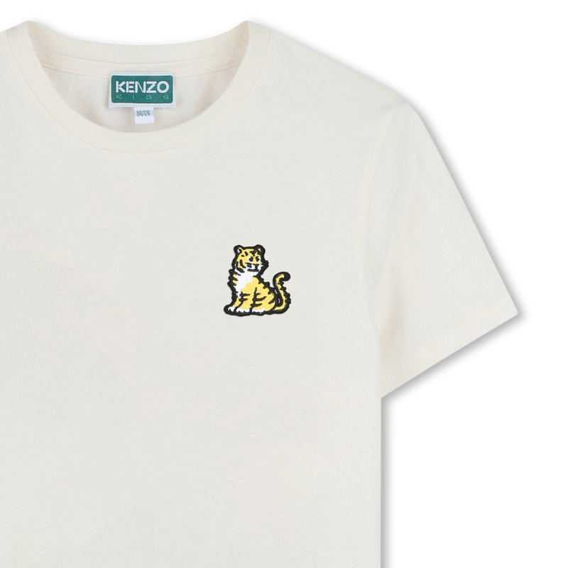 KENZO KIDS Unisex Ivory Bird Logo T-Shirts