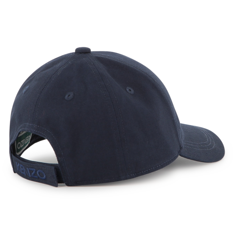 KENZO K61218/845 KIDS Navy Blue Cotton Twill Cap