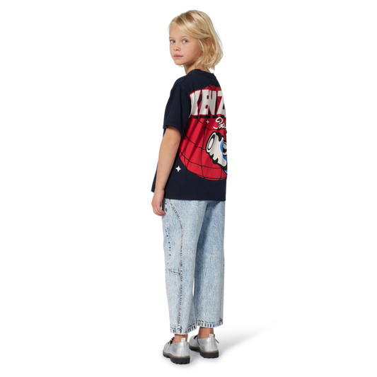 KENZO K61326/Z04 KIDS Girls Blue Denim Jeans Pants