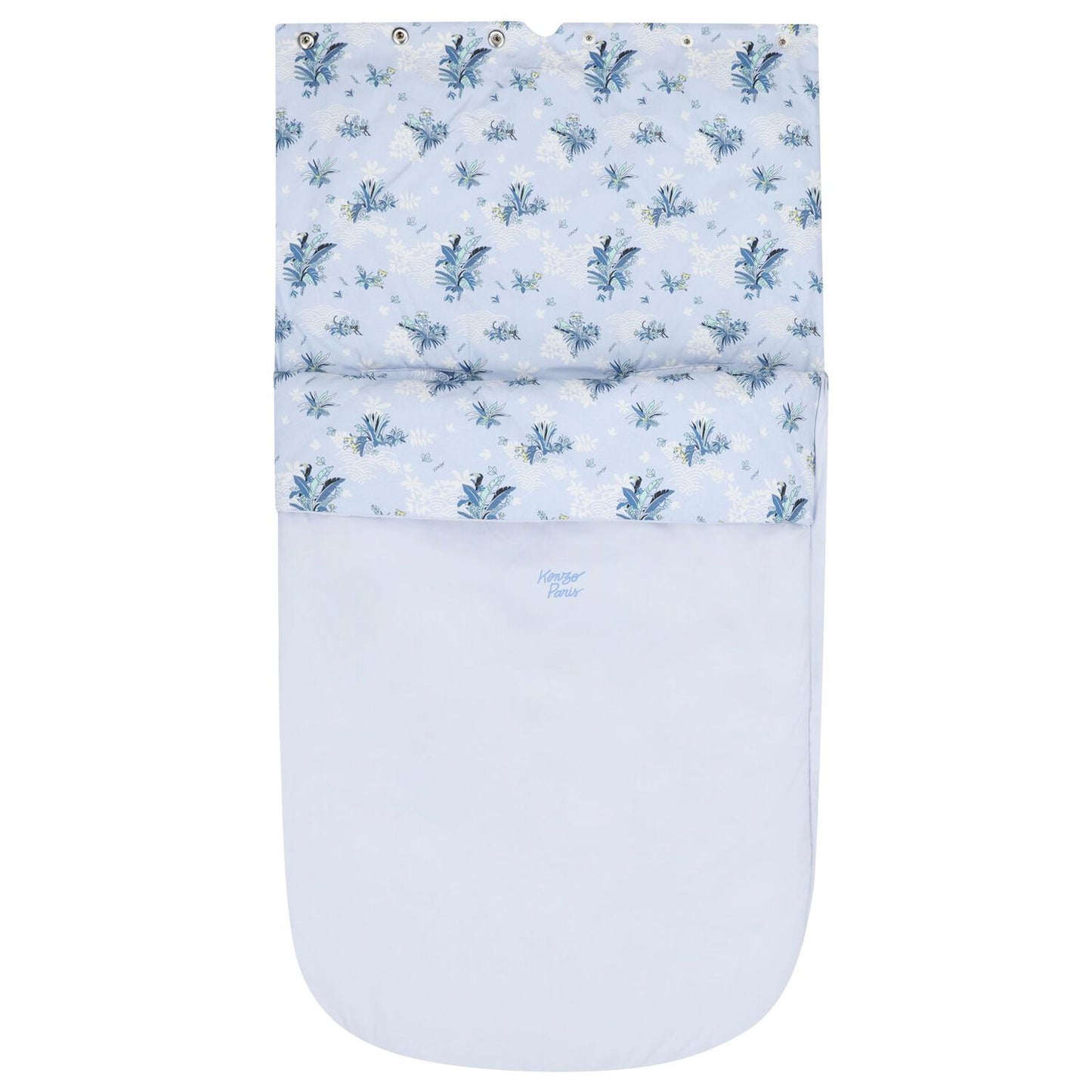 KENZO KIDS Blue Logo Reversible Baby Boy Nest