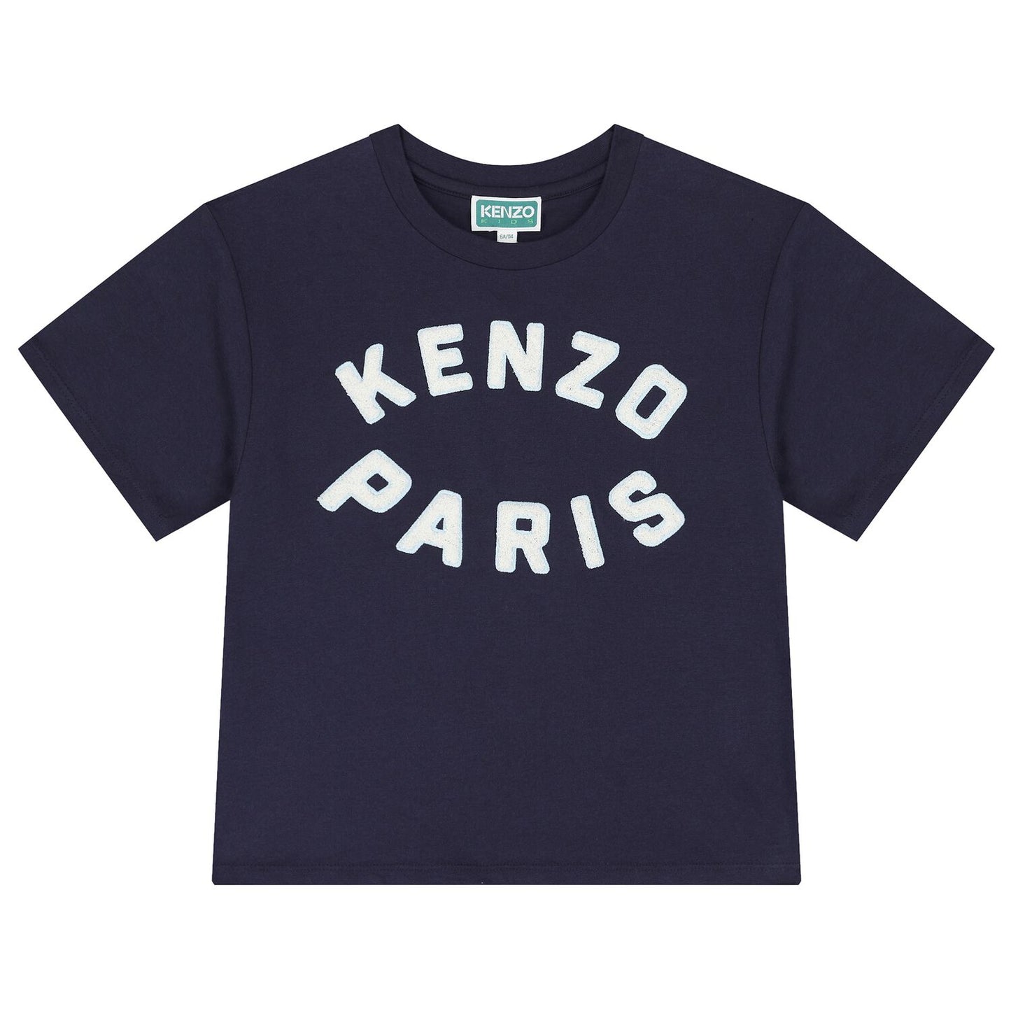 KENZO KIDS Boys Navy Blue Logo T-Shirt