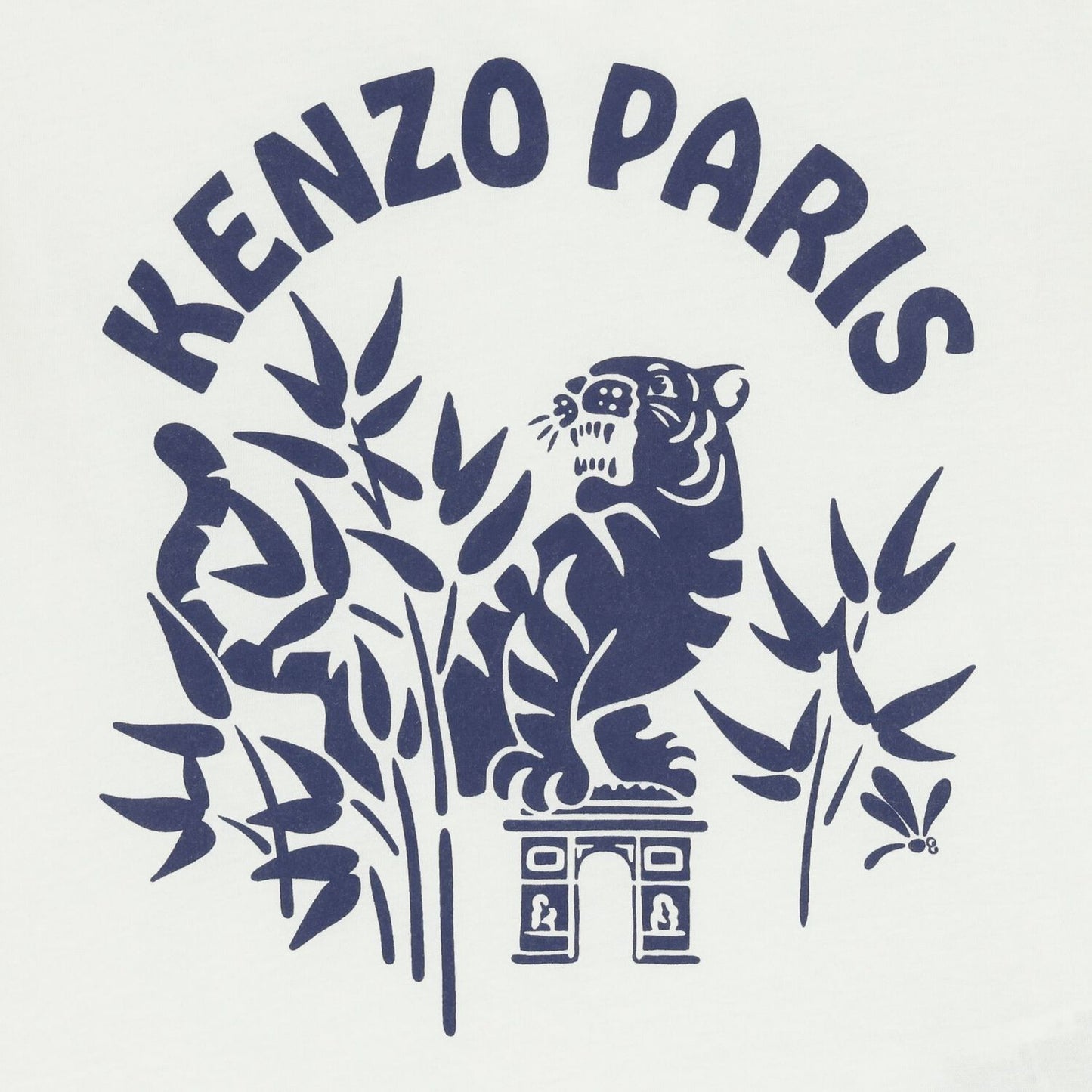 KENZO KIDS White Tiger Logo T-Shirt