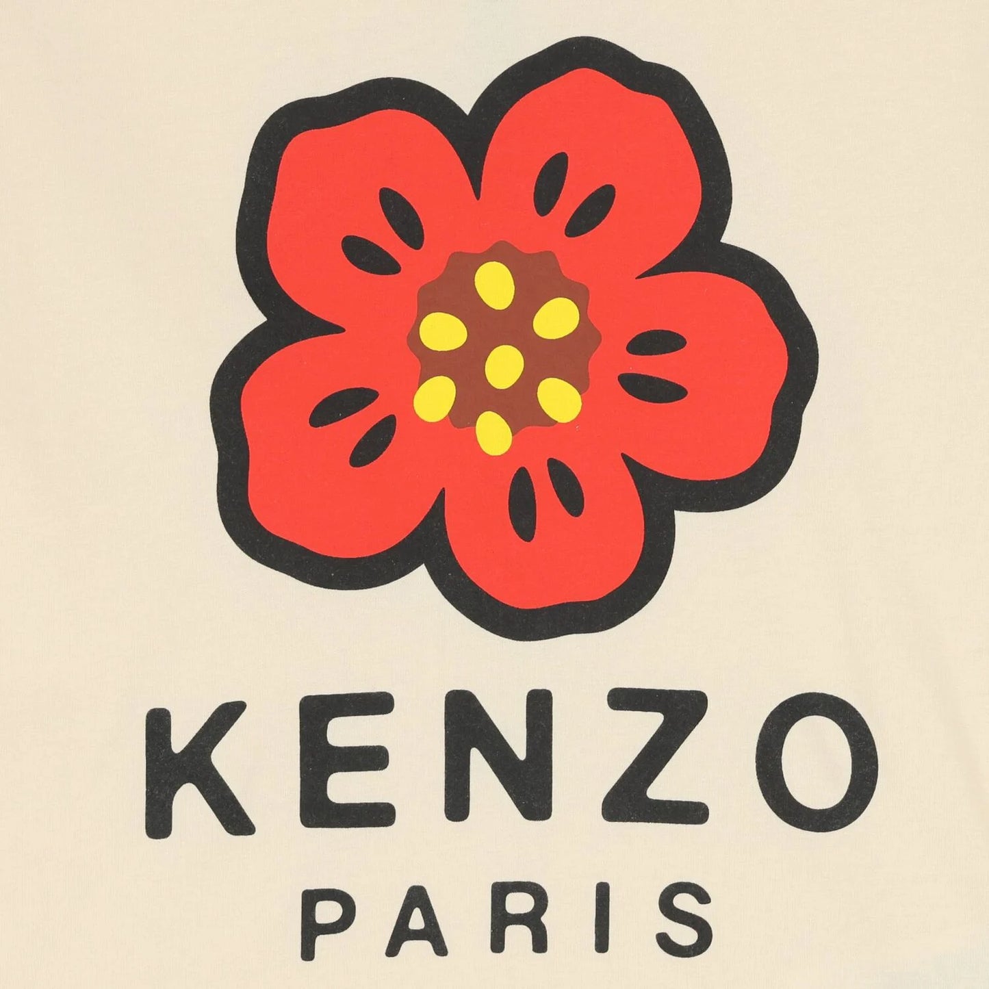 KENZO KIDS Girls Ivory Boke Flower T-Shirt