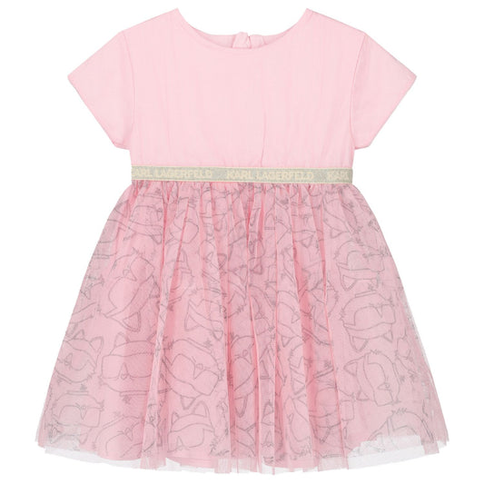 KARL LAGERFELD Baby Girls Formal Dress with Print