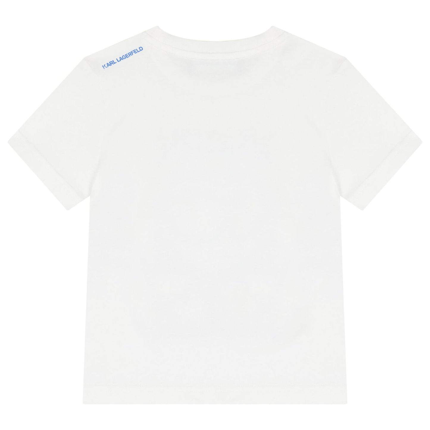 KARL LAGERFELD Boys White Ikonik Logo T-Shirt