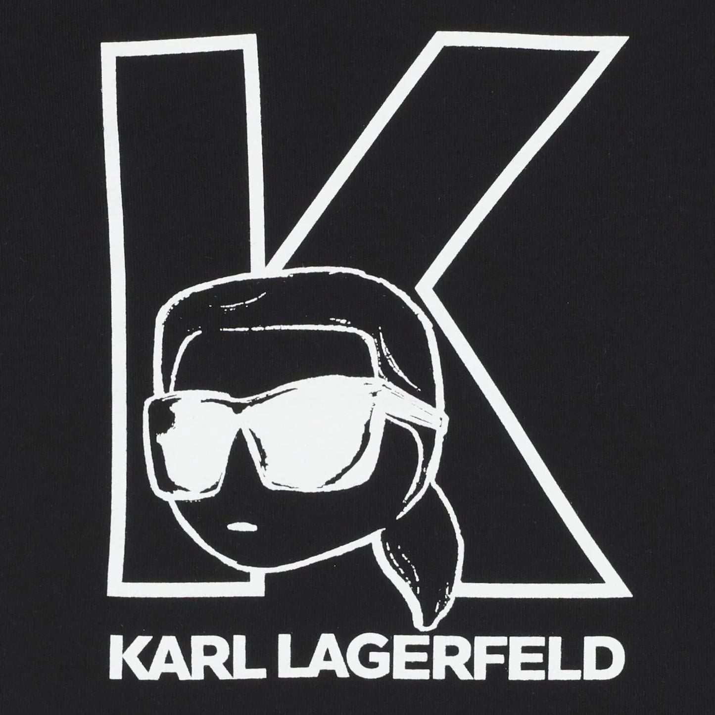 KARL LAGERFELD Boys Black & White Logo Shorts Set