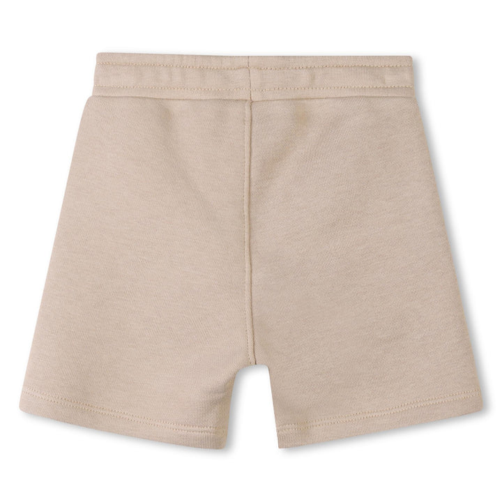 BOSS Younger Boys White & Beige Shorts Set
