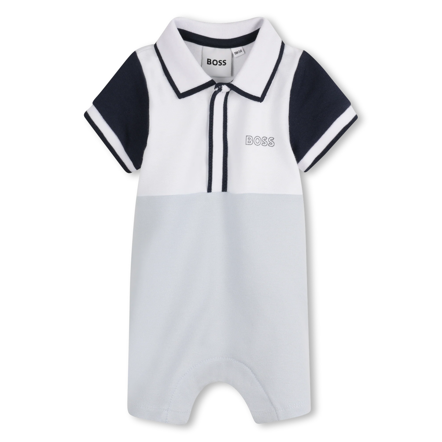 BOSS Baby Boys Polo Block All-In-One Suit