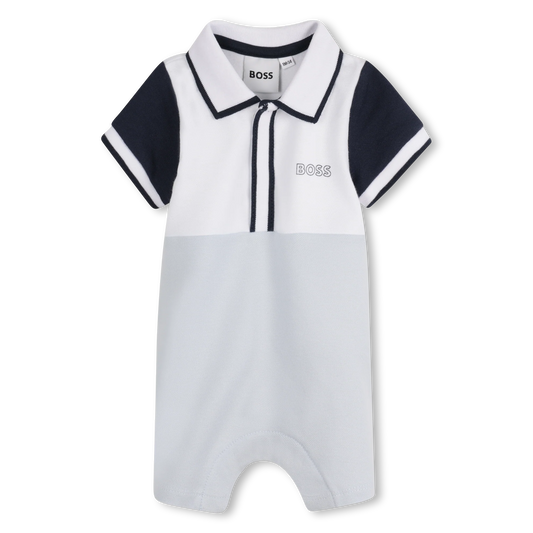 BOSS Baby Boys Polo Block All-In-One Suit