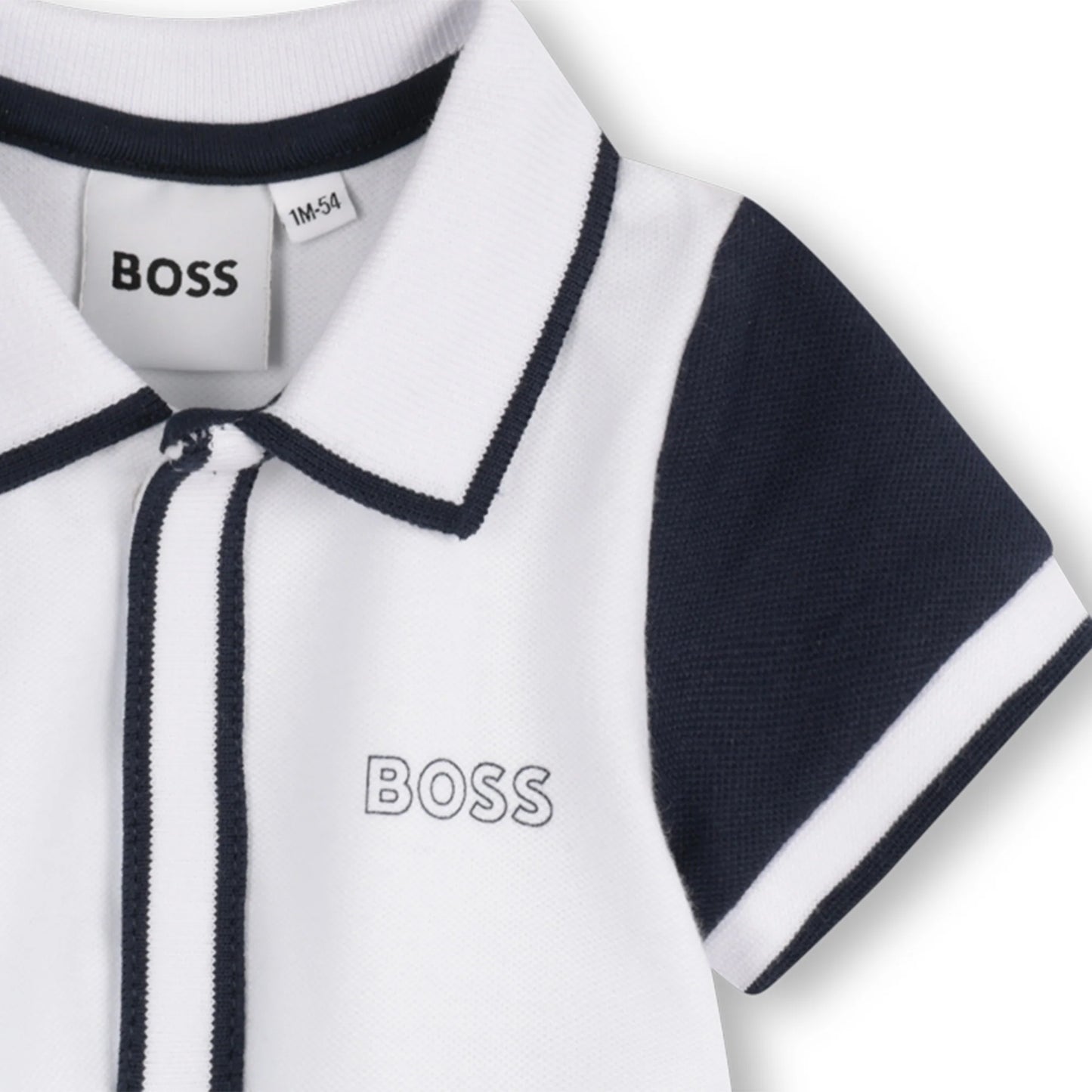 BOSS Baby Boys Polo Block All-In-One Suit