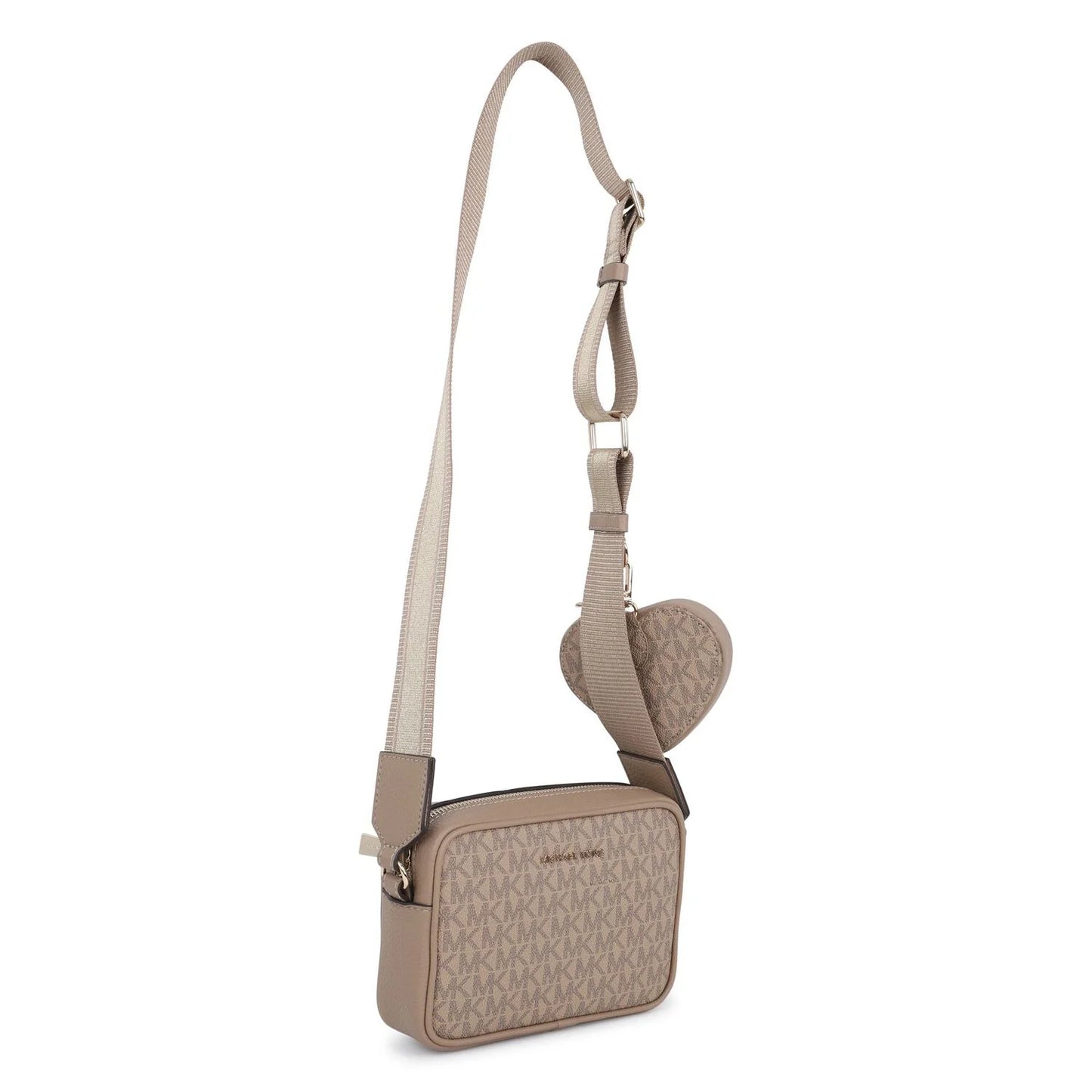 MICHAEL KORS Girls Beige Logo Shoulder Bag