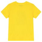 MOSCHINO Unisex Yellow Short Sleeve Logo T-Shirt