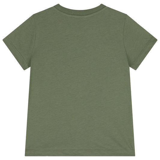 MOSCHINO Green Teddy Bear Logo T-Shirt