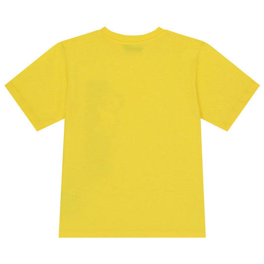 MOSCHINO Unisex Yellow Teddy Bear Logo T-Shirt