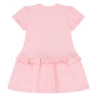 MOSCHINO Baby Girls Pink Teddy Bear Dress