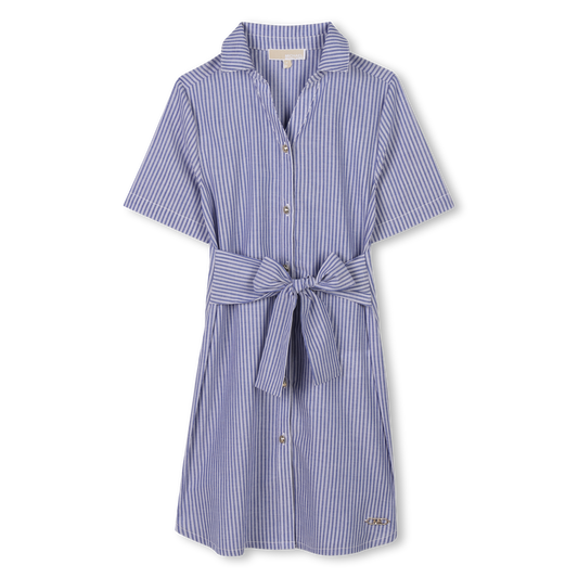 MICHAEL KORS Girls Short Sleeved Blue Dress