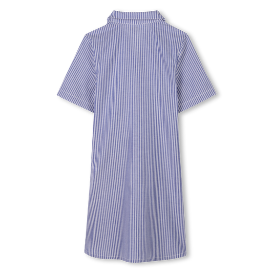 MICHAEL KORS Girls Short Sleeved Blue Dress