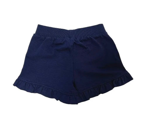 MOSCHINO Girls Navy Blue Logo Shorts