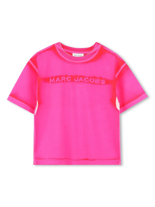 MARC JACOBS Girls Pink Logo T-Shirt