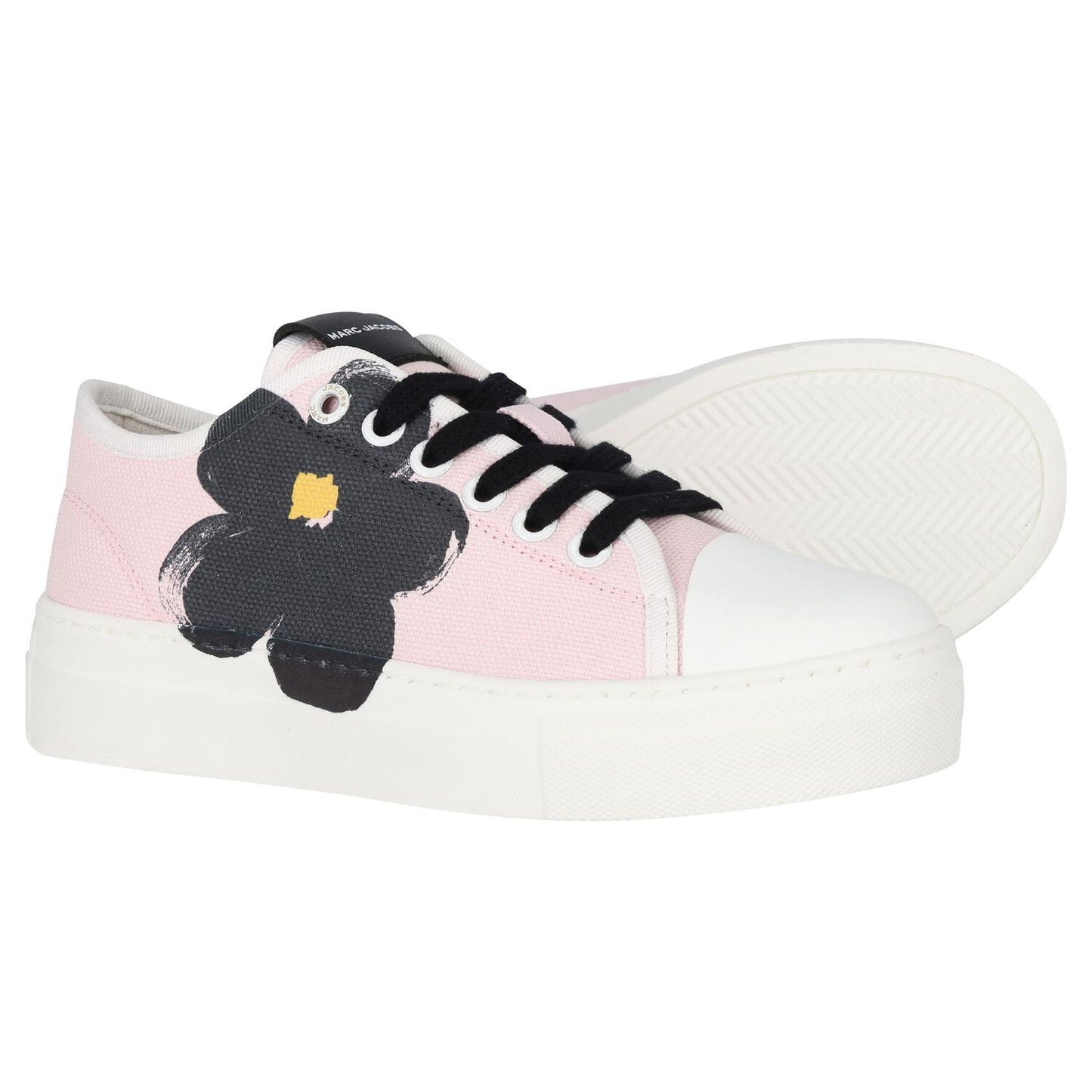 MARC JACOBS Girls Pink Daisy Trainers