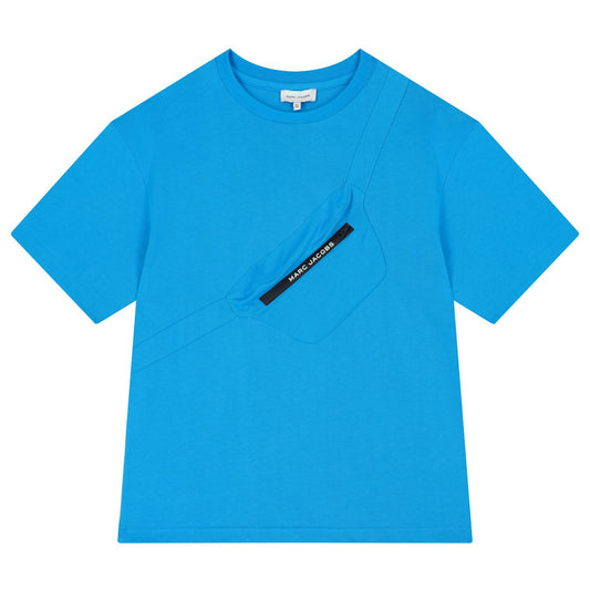 MARC JACOBS Boys Blue Belt Bag T-Shirt